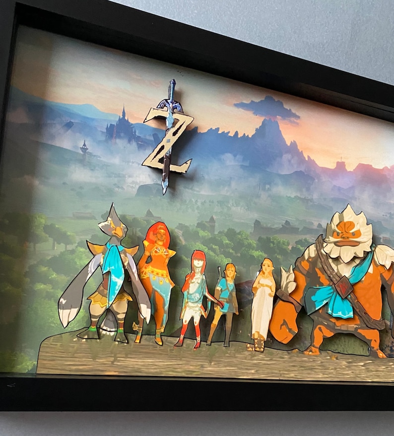 Legend of Zelda Breath of the Wild 3D Art