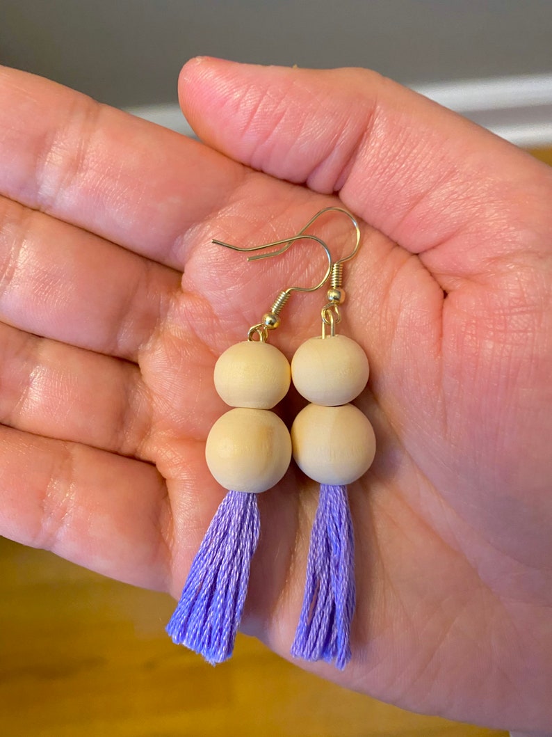 Tassel Dangle Earrings Statement Earrings tassel jewelry boho earrings handmade earrings boho tassel earrings dangle earrings