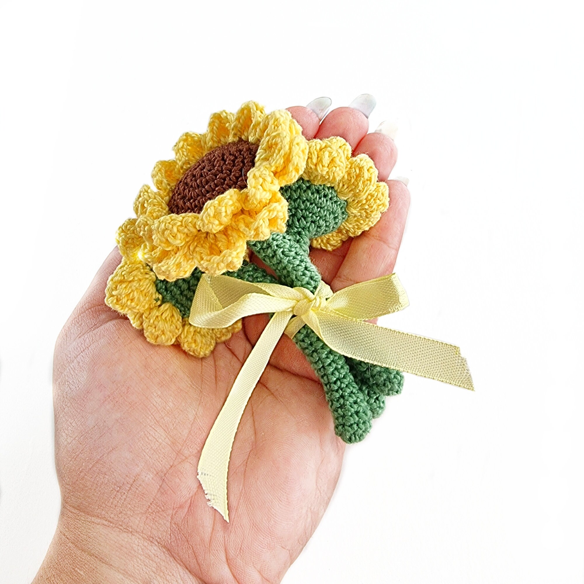 Sunflower Crochet Pattern Instant Download Bouquet of Etsy