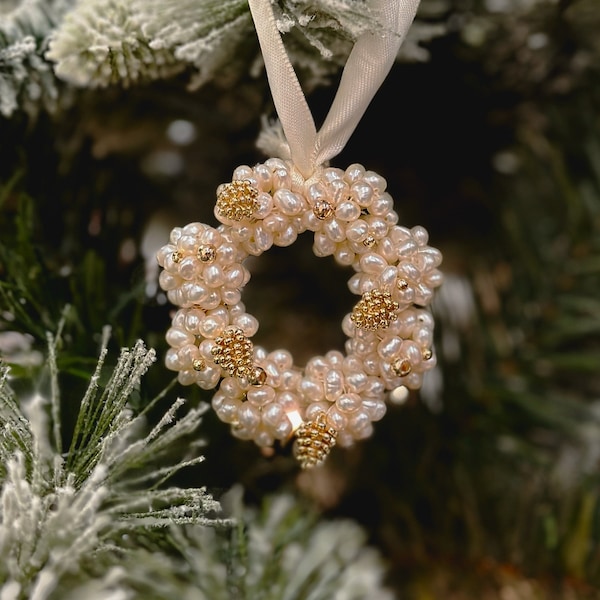 Pearl Ornament Etsy