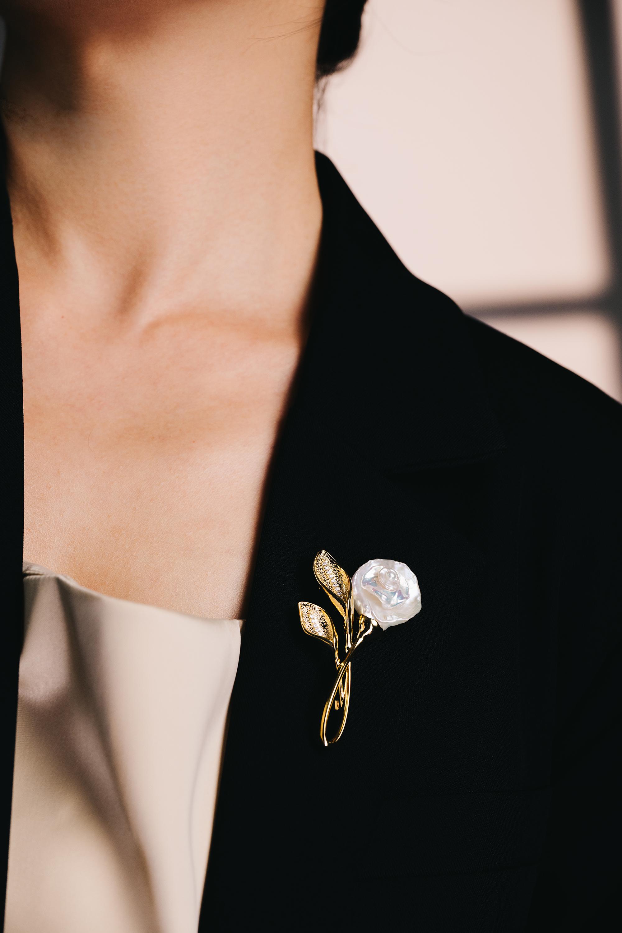 Gold Brooches for Dresses - Etsy