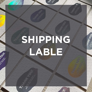 Shipping Label for Parcels, Return and Exchange Shipping Label, Tracking Included Label, Product Label, Shipping Tag