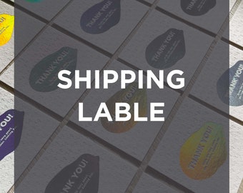 Shipping Label for Parcels, Return and Exchange Shipping Label, Tracking Included Label, Product Label, Shipping Tag