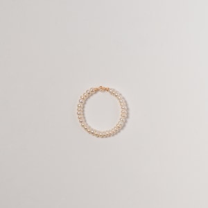 Gold-Filled Keshi Pearl Ring: Dainty Stacking Ring