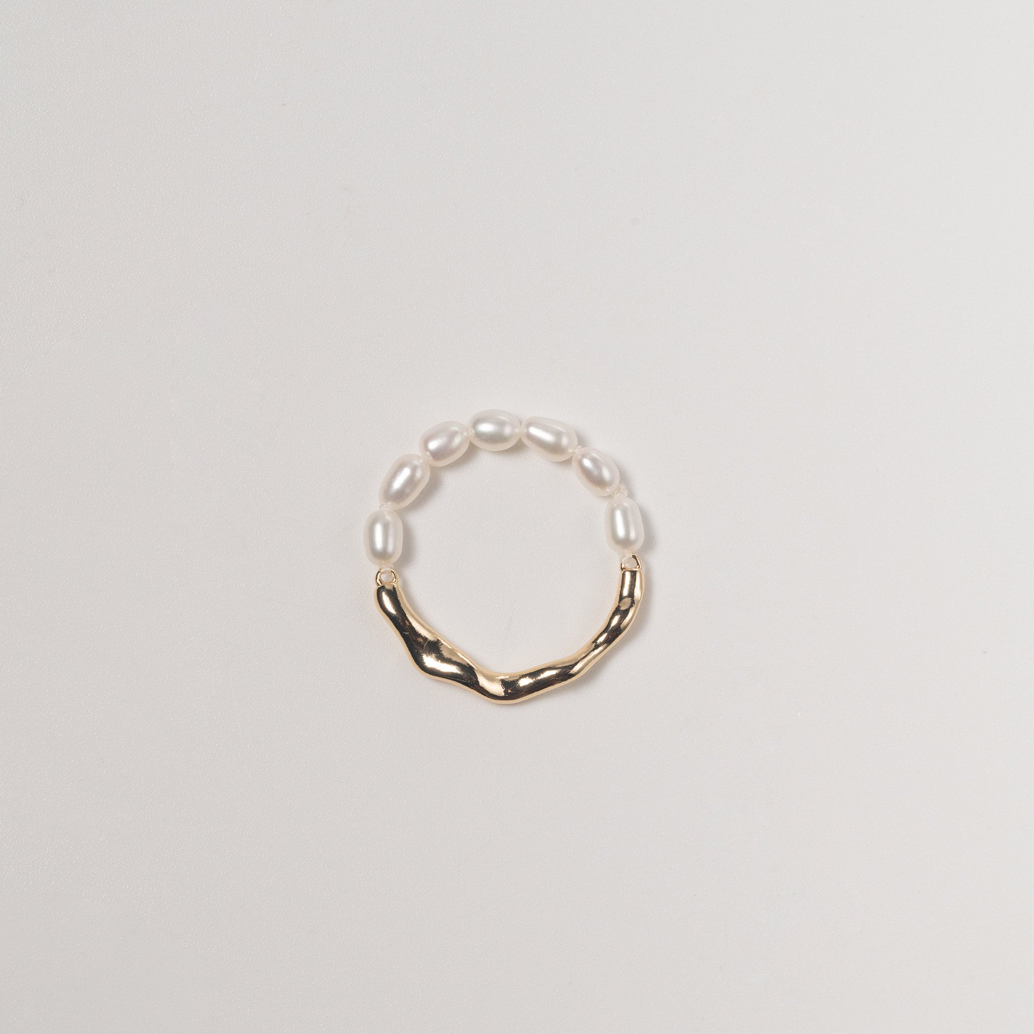 Reversible Keshi Pearl Ring
