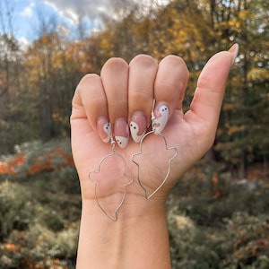 Pendientes de alambre de Halloween