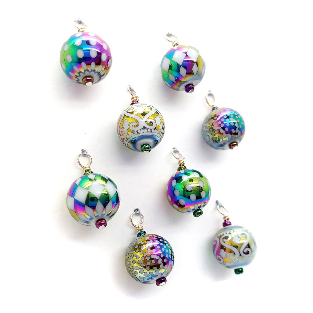 Miniature Ornaments Set of 8 Pieces, Mini Decorations for Christmas ...