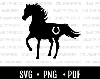 Caballo / Amante de los caballos / SVG / PNG / PDF / Descarga digital / Cortar archivo /
