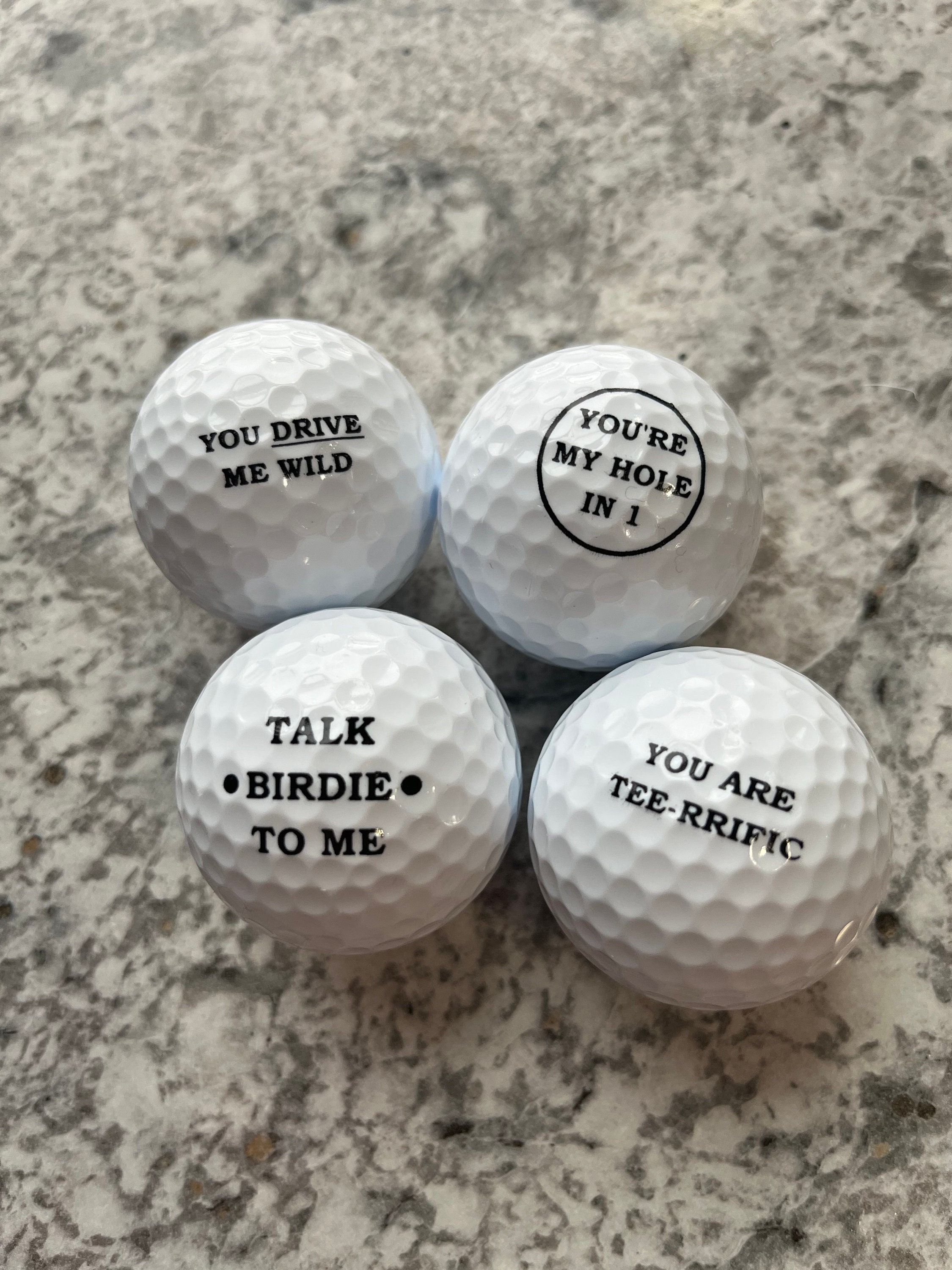 funny golf balls, i love it when my wife lets me go golfing Golf