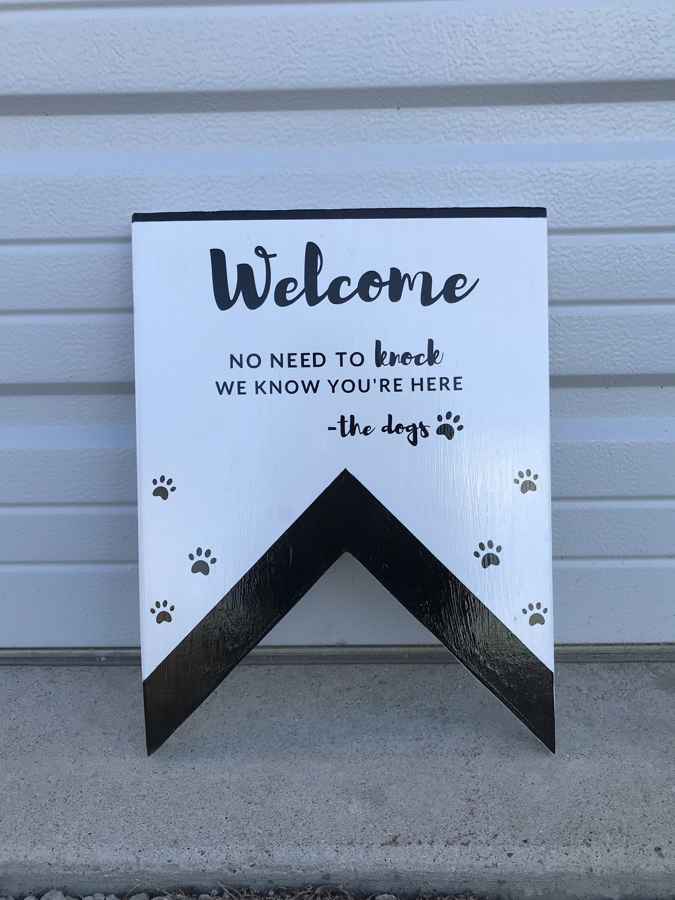 The Dogs Know You're Here Door Hanger Wood Etsy