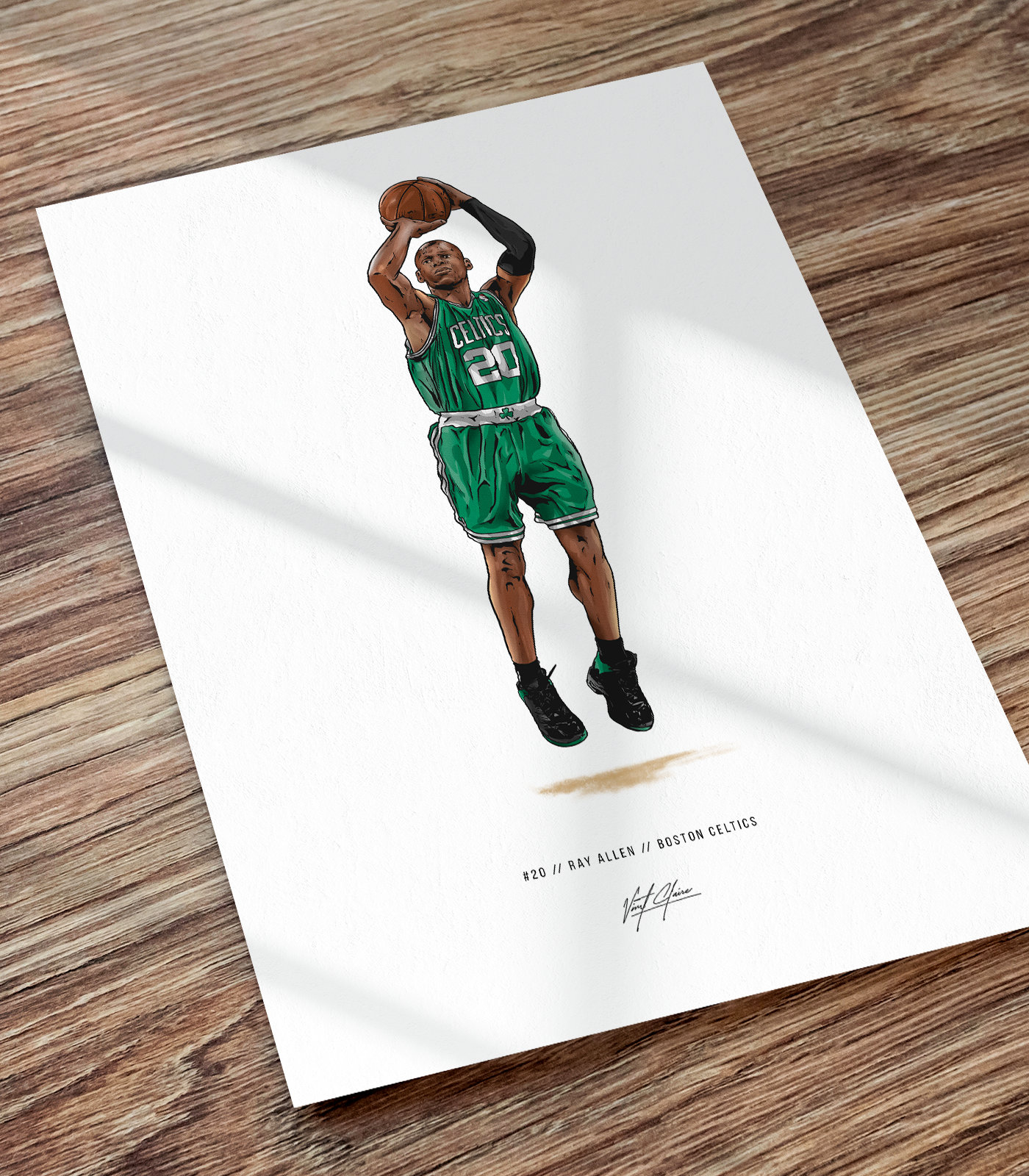 Boston Celtics Dee Brown #7 Vintage 90s Champion NBA Basketball