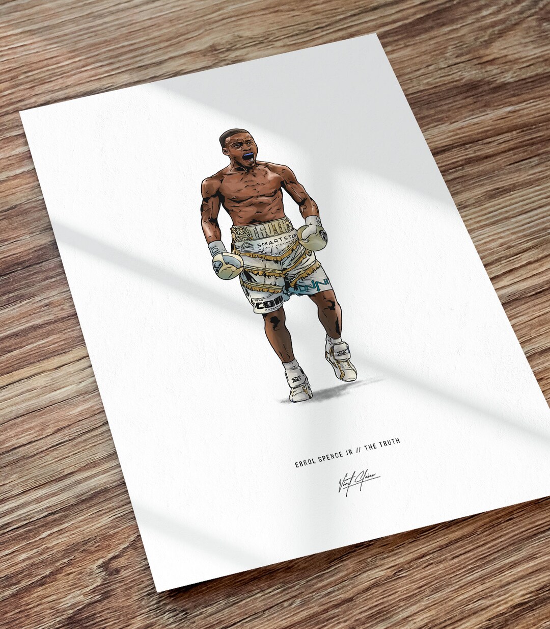 Errol Spence Jr Boxing Art Illustrated Print Poster Errol - Etsy