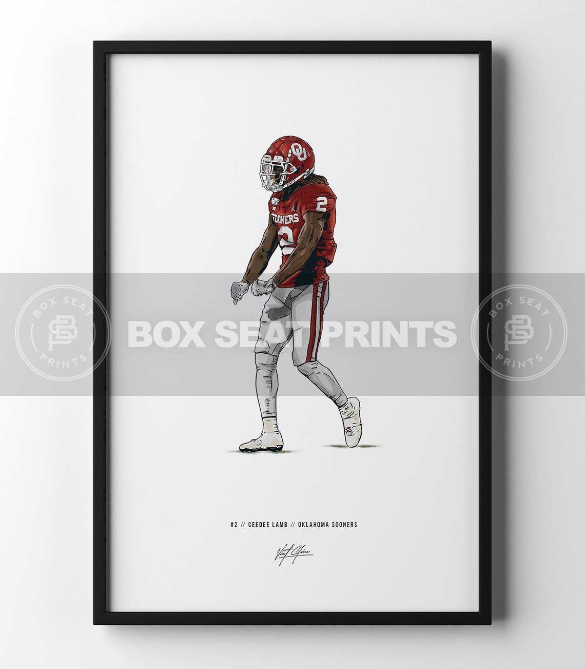 CeeDee Lamb Art Illustrated Print Poster CeeDee Lamb Poster | Etsy