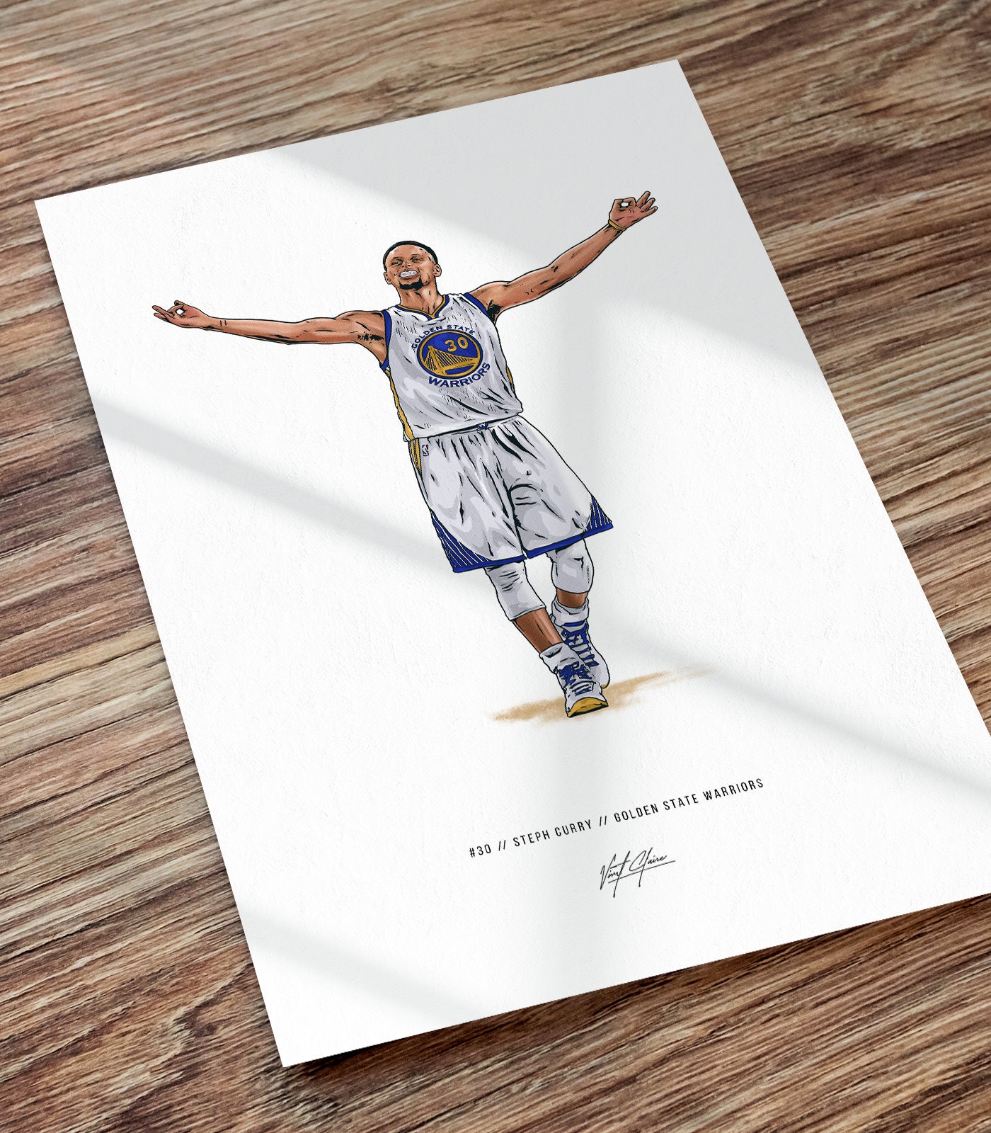 Stephen Curry, Golden State Warriors, Basketball Gift For fan
