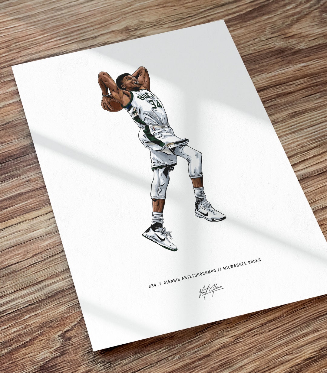 Giannis Antetokounmpo Dimensions & Drawings