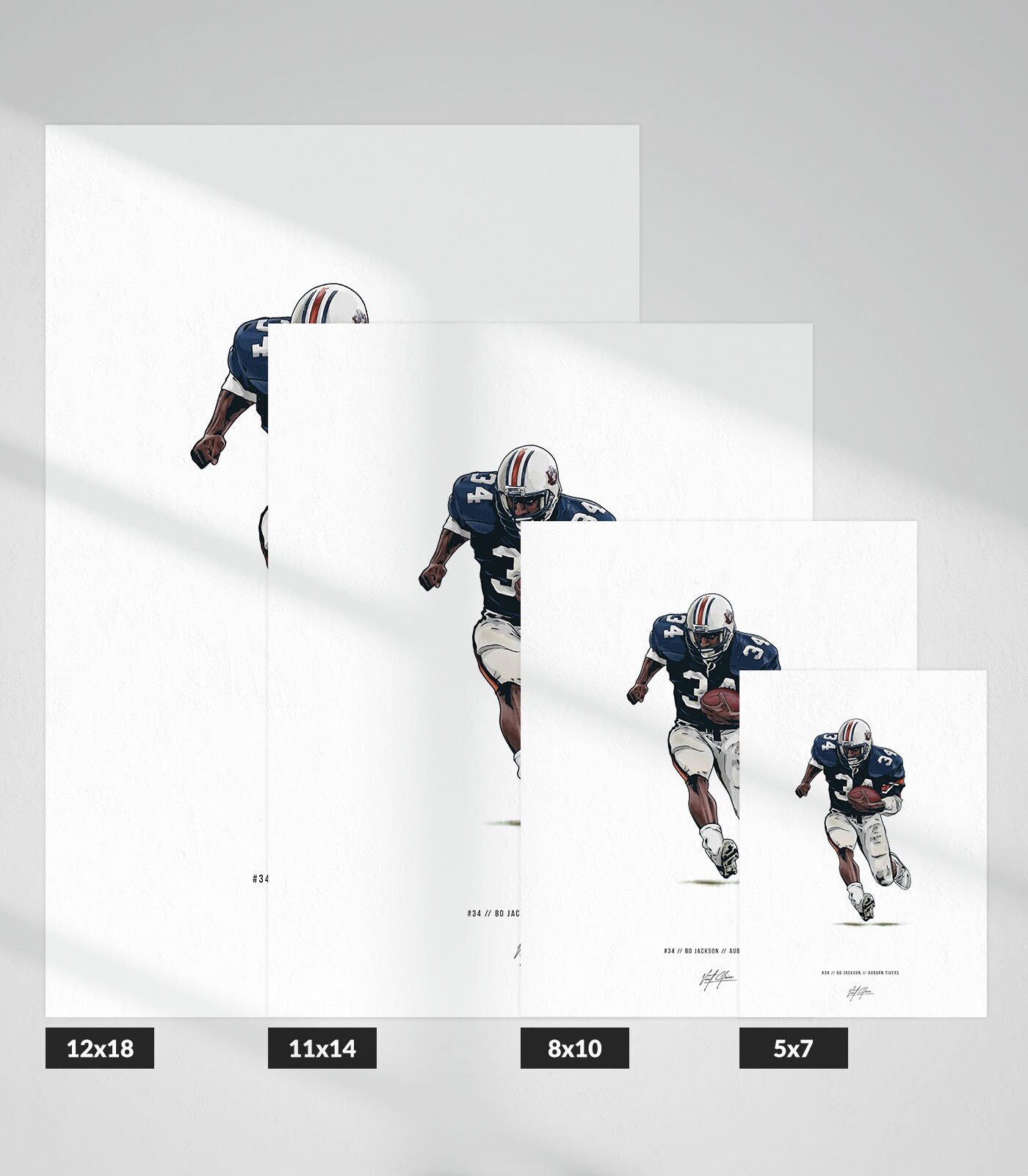 Bo Jackson Two Sport Athlete | Art Print