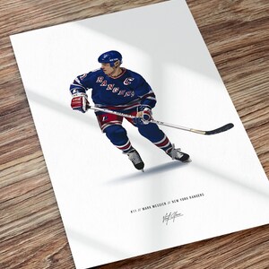 New York Rangers Igor Shesterkin 11 X 17 Color Poster 