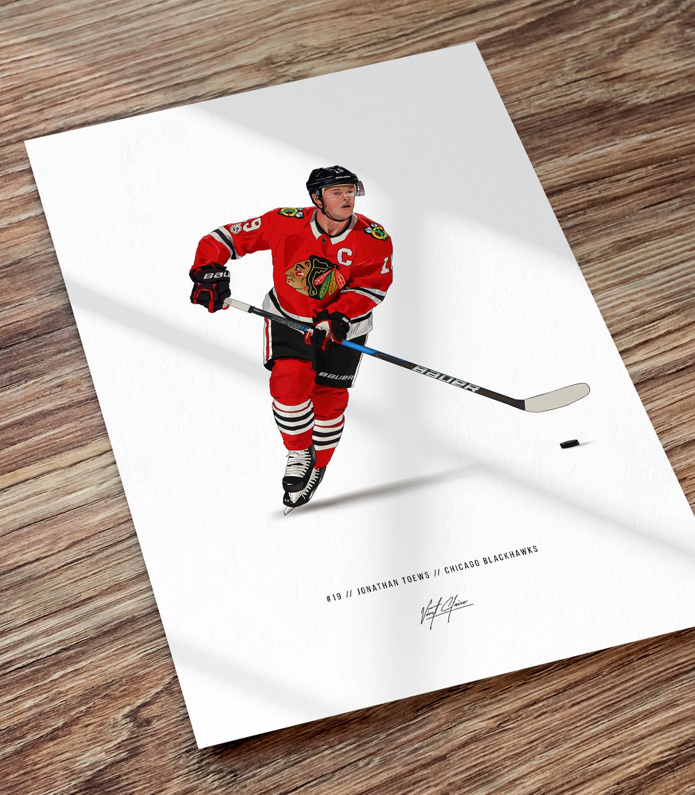 Jonathan Toews Memorabilia, Autographed Jonathan Toews