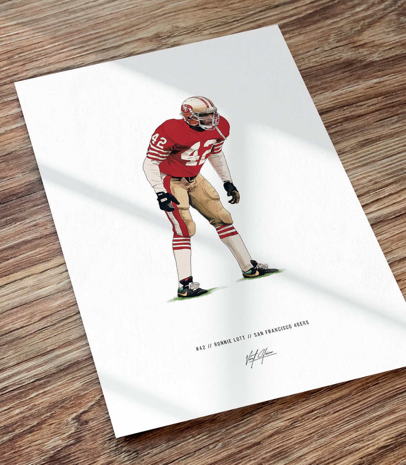 San Francisco 49ers Ronnie Lott throwback jersey