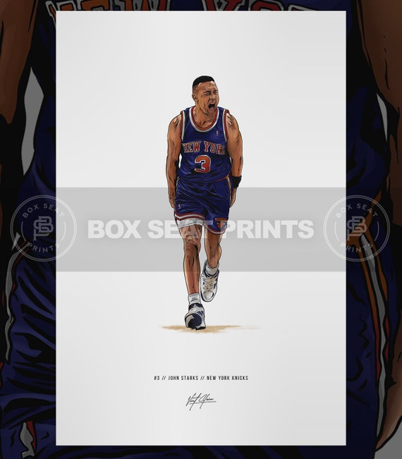 New York Knicks Legends Package - John Starks Autographed Poster &  Personalized Video