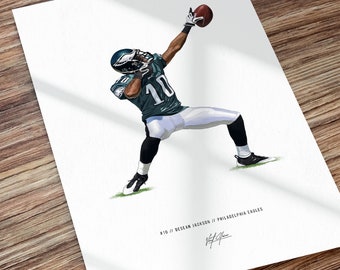 Desean Jackson Autograph Signed Philadelphia Eagles White Custom