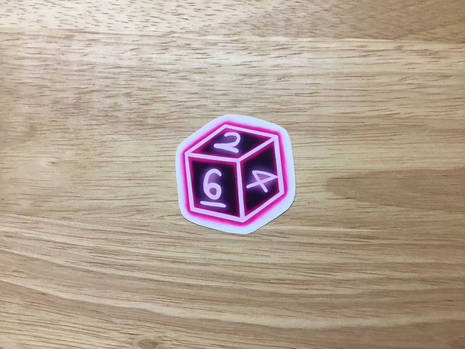 D&D Synthwave Dice Stickers 3.5 4.5cm Etsy