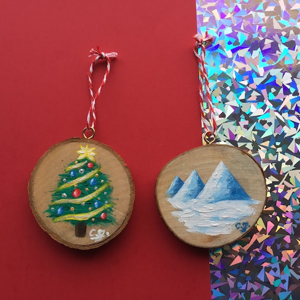Wooden Ornaments Etsy UK