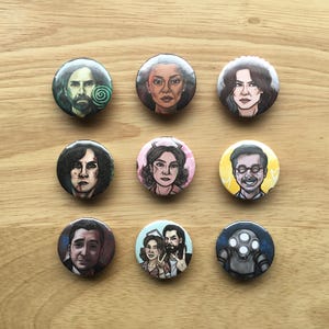Alan Wake/Remedy inspired Badges (32mm)