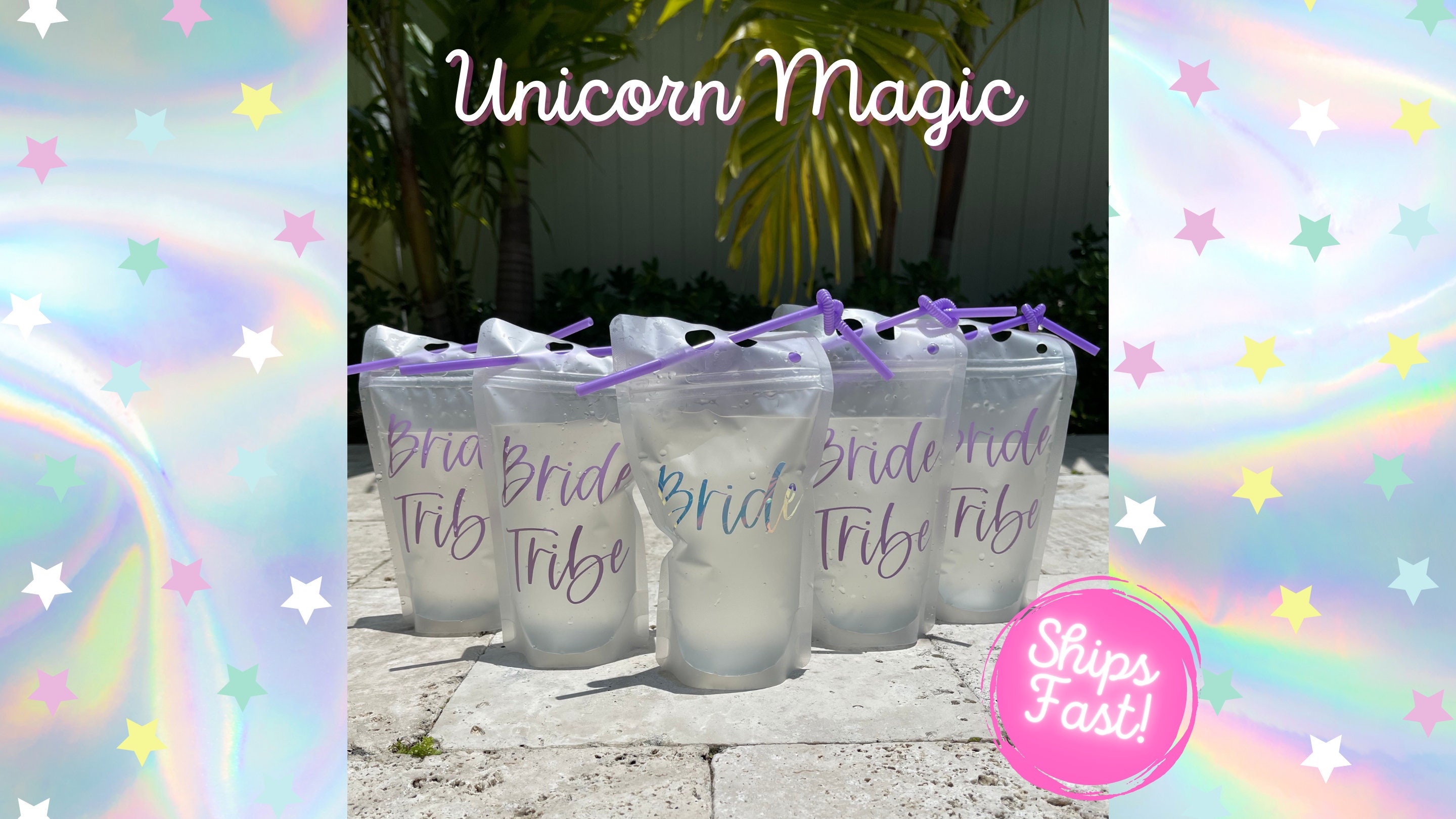 Drink Pouches, Custom Drink Pouches, Booze Pouches, Bachelorette Booz…