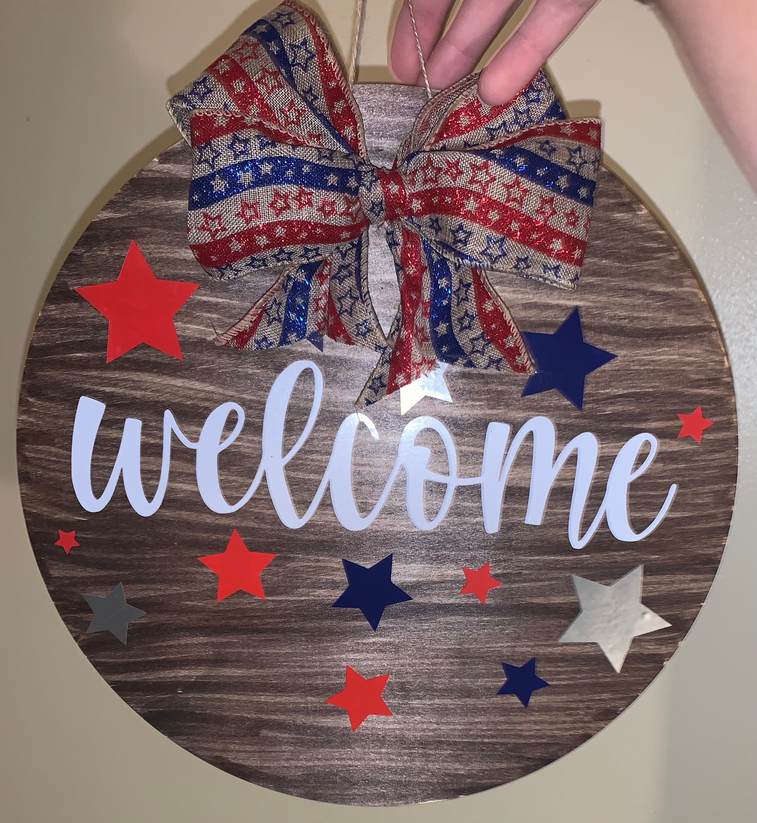 Patriotic Door Hangers Etsy