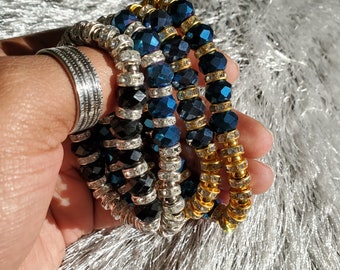 Blinged Out Beaded Bracelet