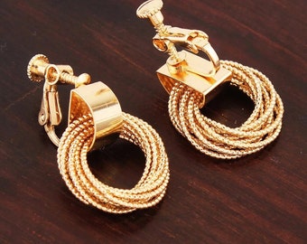 Rich lady clip on earrings