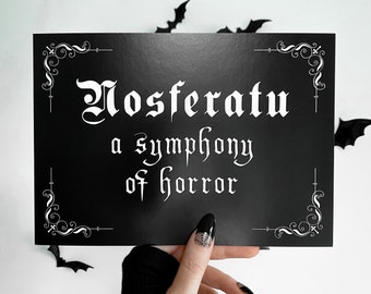Symphony Of Horror Gothic Print
