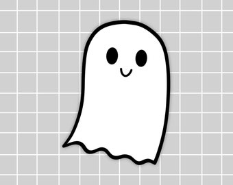 Leuke spooksticker | Halloween-sticker | Spookachtige sticker