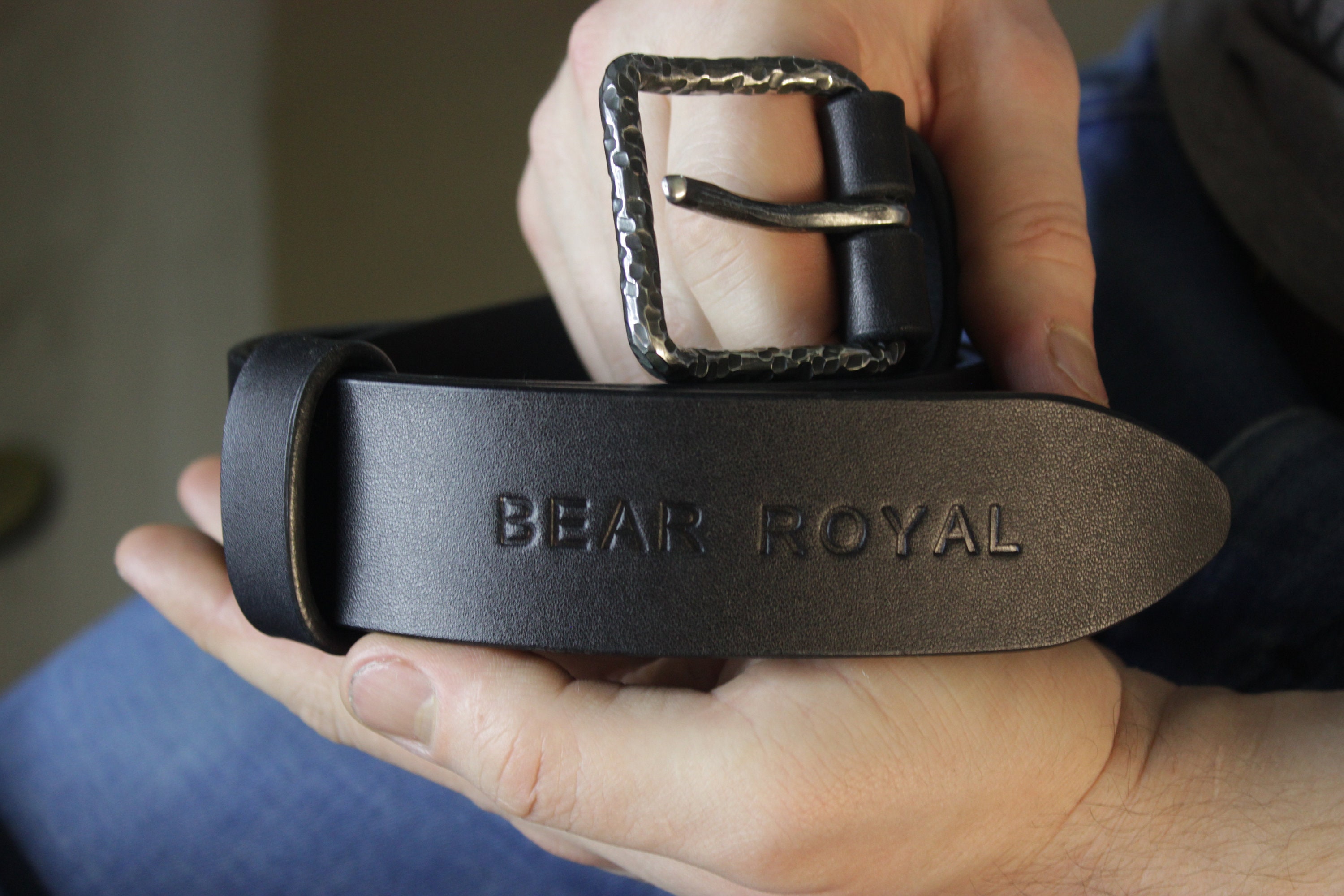 Classic Leather Belt Personalized Leather Belt Gift for him Etsy