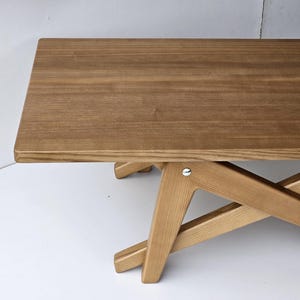 Transformer table 2in1, natural wood table, adjust height coffee tables, wooden table, , lift top table, adjustable dining room table