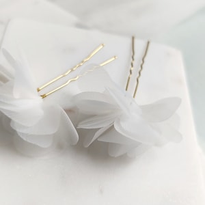 Bridal jewelry/ Hair jewelry/ Bridal accessories/ Floral hair jewelry image 2