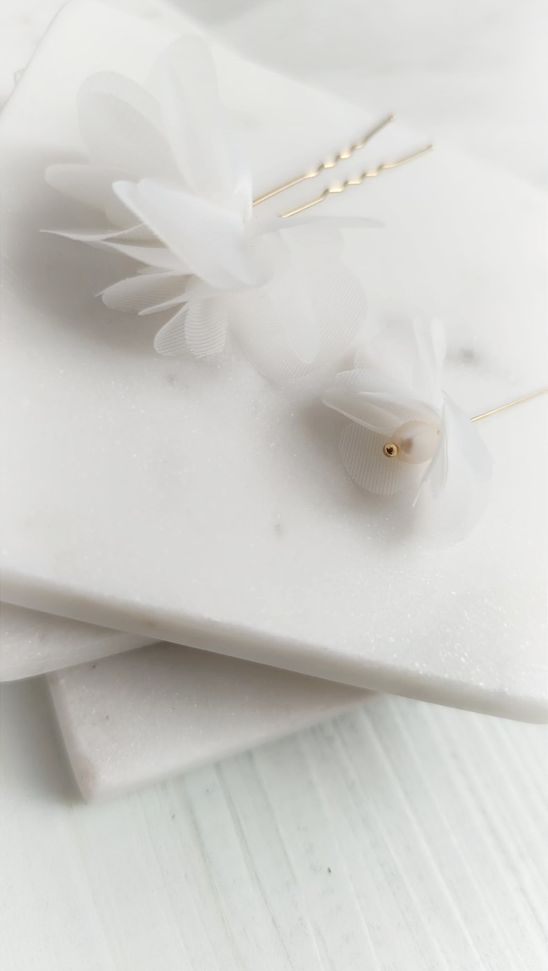 Bridal jewelry/ Hair jewelry/ Bridal accessories/ Floral hair jewelry image 8