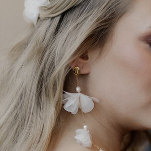 Bridal jewelry/ Hair jewelry/ Bridal accessories/ Floral hair jewelry image 10