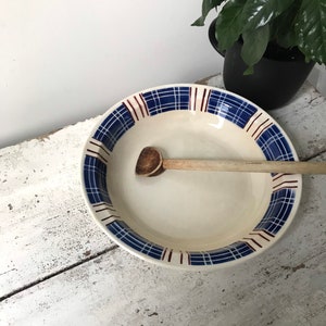 Vintage wooden spoon / 12 / 1980s