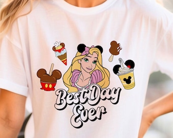 Best Day Ever Tangled Shirt, Princess Rapunzel Shirt, Girls Trip Shirts, Disney Snacks Shirt, Disney Princess Shirt, Girls Disney Shirt,