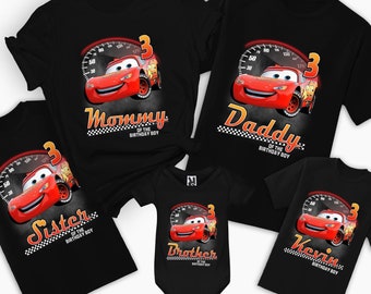 Cars Birthday Shirt Etsy