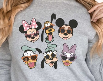 2026 Mickey and Friends Halloween Sweatshirt, The Most Magical Place, Fall Best Day shirt, Halloween Spooky Family Adult Kid Sweater