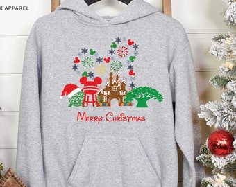 Disneyland parks Christmas sweatshirt Disney Christmas Family hoodie Disneyworld Christmas shirts Disney Family Vacation Disney World trip