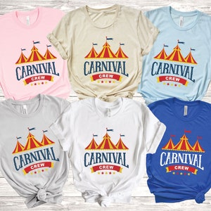 Custom Carnival Birthday Shirts For Family, Circus Birthday, Carnival Birthday Crew, Ring Leader Birthday Tee, Matching Birthday Family Tee