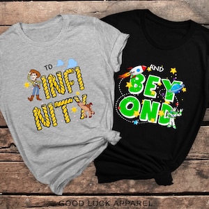 Disney Toy Story Shirts, To Infinity And Beyond, Woody, Buzz Lightyear, Disney Shirts, Disney Couple Shirts, Disney Family Matching Shirts