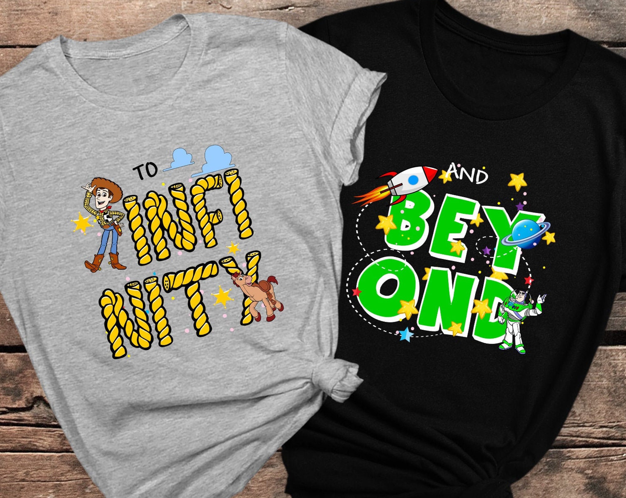 Passende Toy Story Disney T-Shirt Passende Toy Story Disney T-Shirt