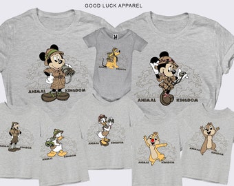 Disney Shirts Family Animal Kingdom Shirts Disney Animal Kingdom Shirts  Matching Safari Shirts Mickey Mouse Vacation Safari T Shirt Trip Tee