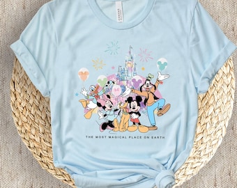 Disney Family Shirts, Family Disney Squad Shirts, Disney World Vacation Trip, Disneyland Matching, Mickey Mouse Group, Couple Disney shirt