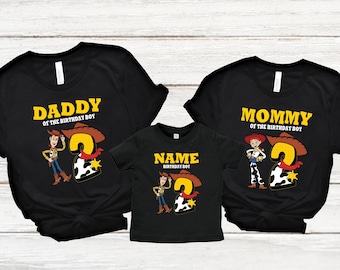 Personalized Toy Story Birthday Shirt, Family Matching Shirts